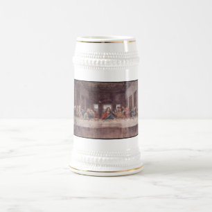 Jesus "Yeshua" The Last Supper, Leonardo da Vinci Beer Stein
