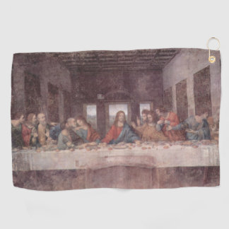 Jesus "Yeshua" The Last Supper, Leonardo da Vinci Golf Towel