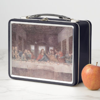 Jesus "Yeshua" The Last Supper, Leonardo da Vinci Metal Lunch Box