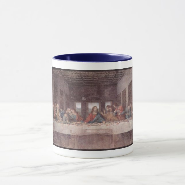 Jesus "Yeshua" The Last Supper, Leonardo da Vinci Mug (Center)