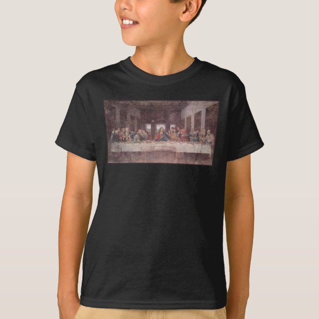 Jesus "Yeshua" The Last Supper, Leonardo da Vinci T-Shirt (Front)