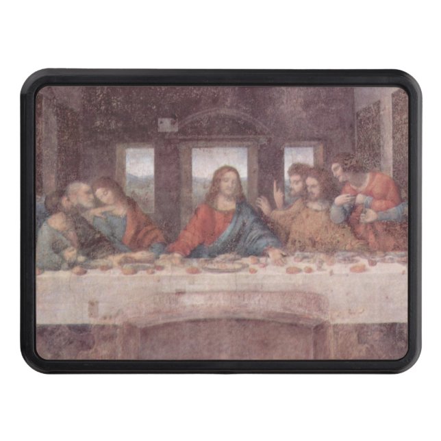 Jesus "Yeshua" The Last Supper, Leonardo da Vinci Trailer Hitch Cover (Front)