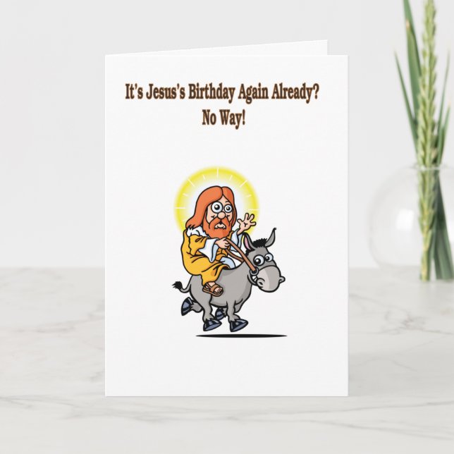 Jesus's Birthday Card (Front)