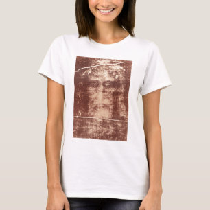 Jesus's Face Close up on the Shroud of Turin T-Shirt