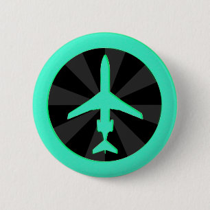 Jet Aircraft 2 Inch Round Button