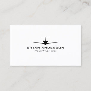 Jet Airplane Business Card