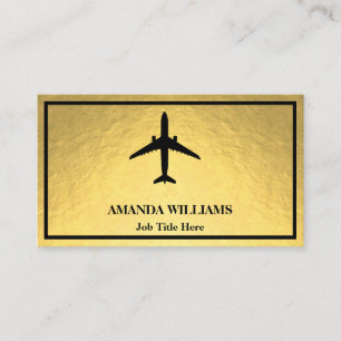 Jet Airplane Business Card