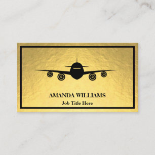 Jet Airplane Business Card