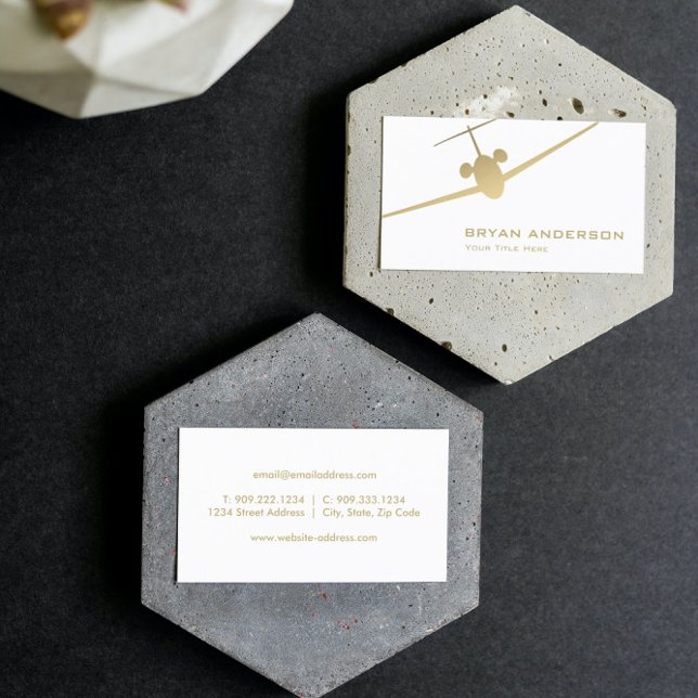 Jet Airplane Business Card (Creator Uploaded)