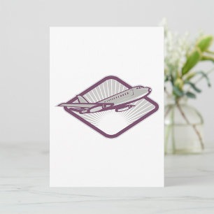 Jet Airplane Invitation