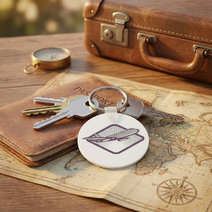 Jet Airplane Keychain
