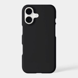 Jet Black Solid Colour