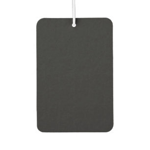 Jet Black Solid Colour Air Freshener