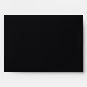 Jet Black Solid Colour Envelope