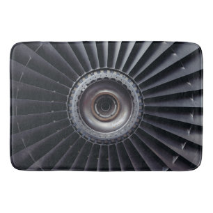 Jet engine bath mat, creepy engineering, airplane mat