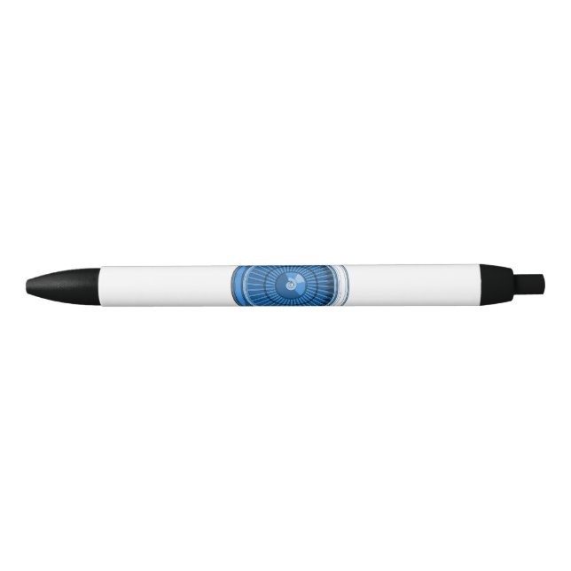 Jet Engine Black Ink Pen (Front)