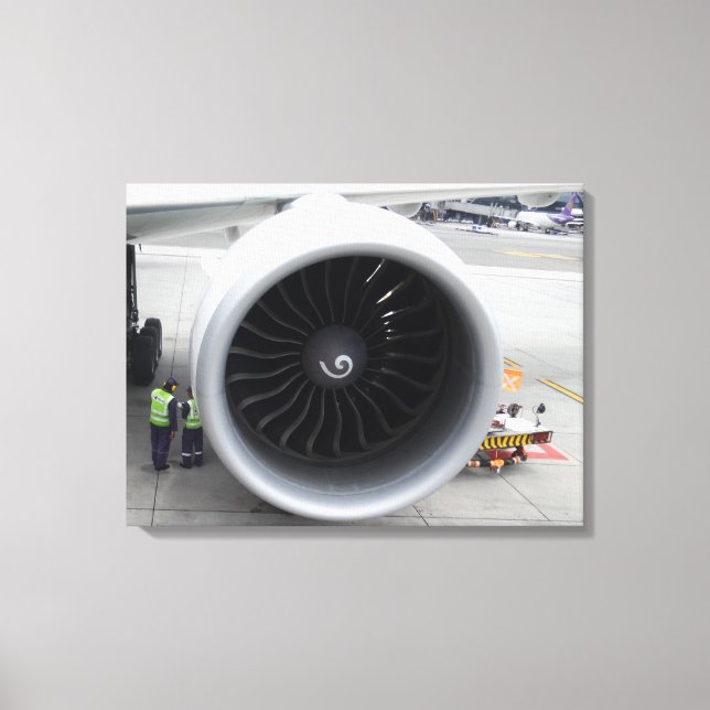 Jet Engine Canvas Print (Front)