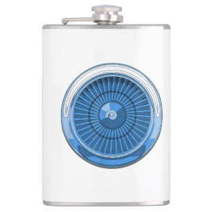 Jet Engine Hip Flask