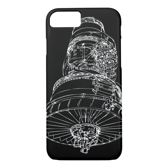 Jet Engine iPhone 7 case (Back)