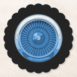 Jet Engine Paper Coaster