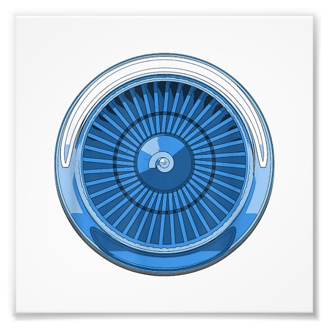 Jet Engine Photo Print (Front)