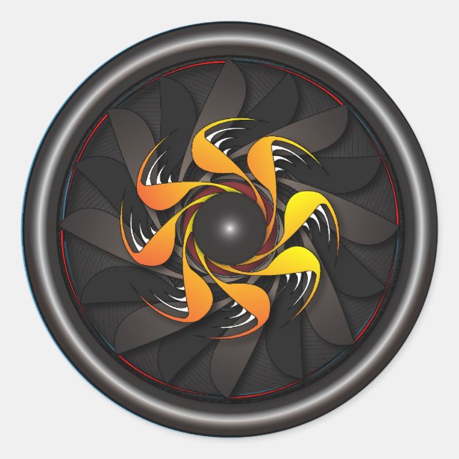 Jet Engine Sticker (Front)