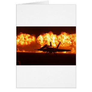 Jet Fighter Flames