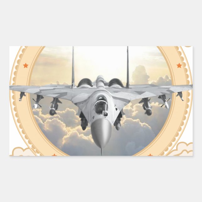 Jet Fighter Sticker (Front)