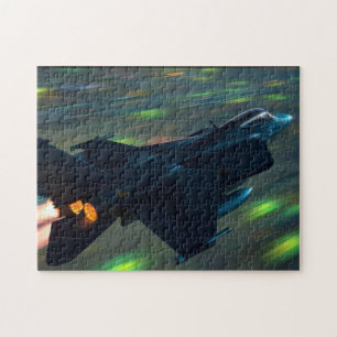 Jet Fighter Thunder Strike Jigsaw Puzzle