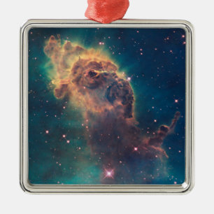 Jet in Carina Nebula Postcard Metal Ornament