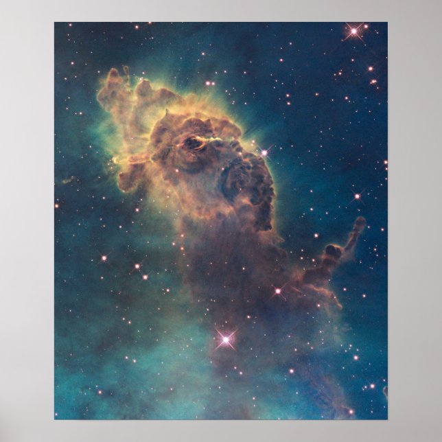 Jet in Carina Nebula Poster (Front)