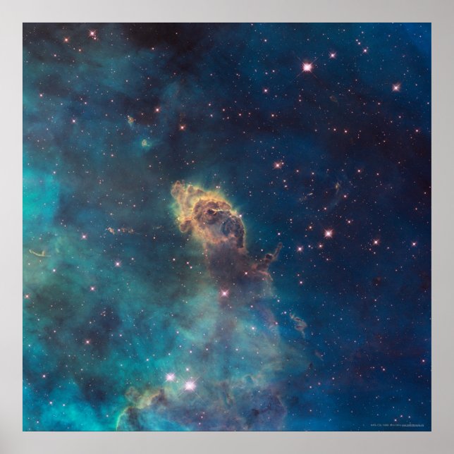 Jet in Carina WFC3 UVIS 24x24 (24x24) Poster (Front)