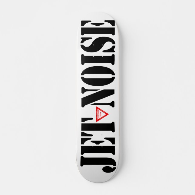 JET NOISE Wood Skateboard (Front)