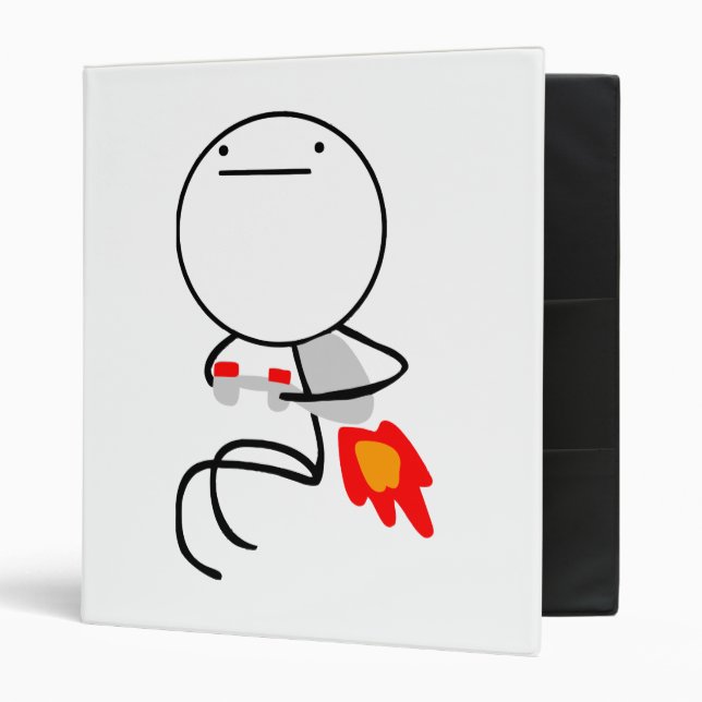 Jet Pack Guy Binder (Front/Inside)