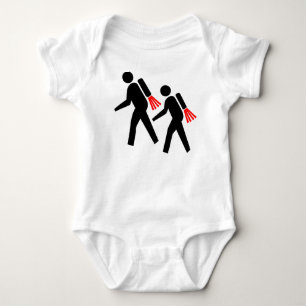 Jet Pack Hikers of the Future Baby Bodysuit
