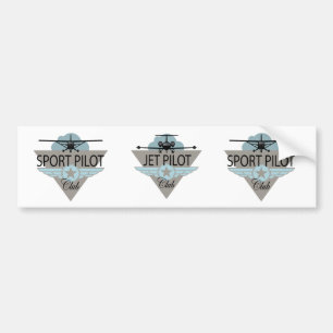 Jet Pilot Club Bumper Sticker