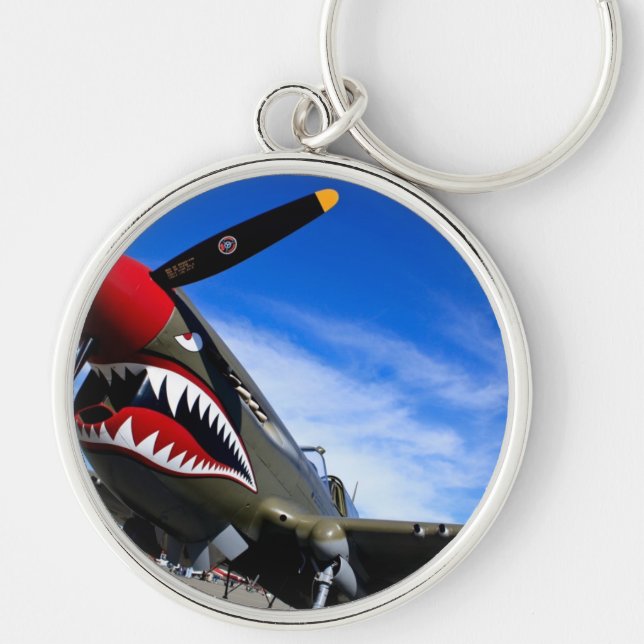 Jet Plane Aircraft Pilot Destiny Congratulations Keychain (Front)