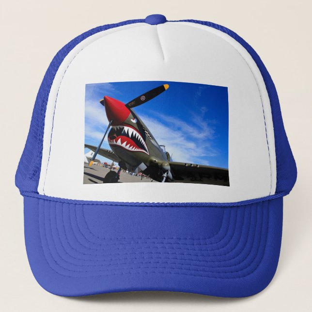 Jet Plane Aircraft Pilot Destiny Congratulations Trucker Hat (Front)