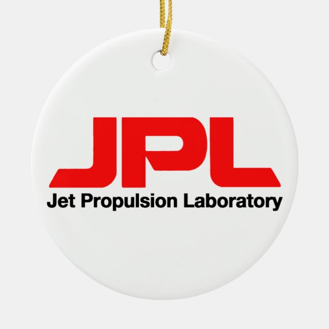 Jet Propulsion Laboratory Ceramic Ornament (Front)