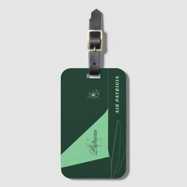 Jet-setter luggage tag (Front Vertical)