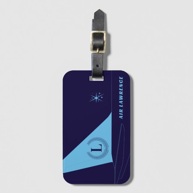Jet-setter luggage tag (Front Vertical)