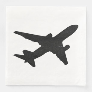 Jet Silhouette Napkin