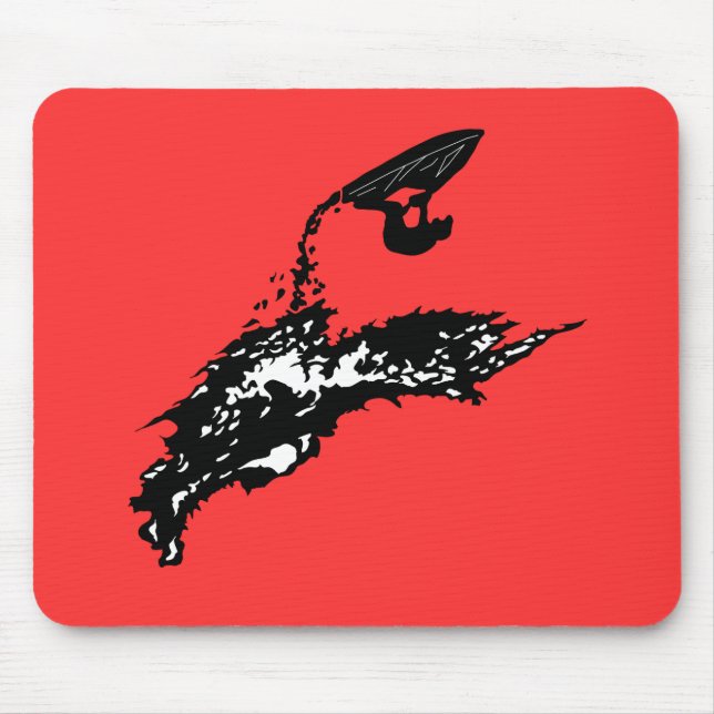 Jet ski big jump mouse pad (Front)