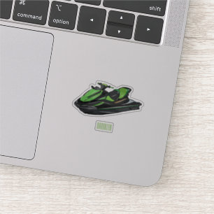 Jet ski cartoon illustration