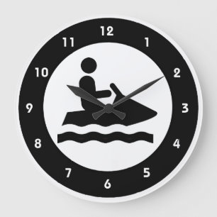 Jet Ski Design Horloge murale