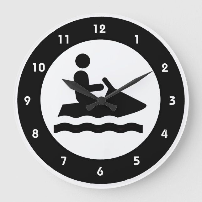 Jet Ski Design Wall Clock (Front)