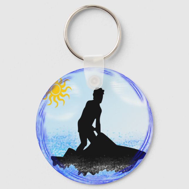Jet Ski Dreams Keychain (Front)