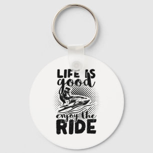 Jet Ski Driver   Jet Ski Summer Holiday Sea Gift Keychain