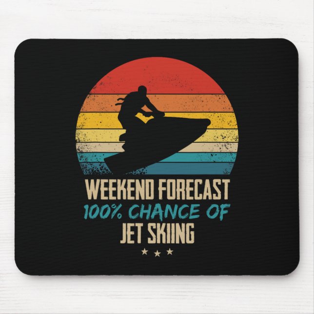 Jet Ski - Funny Jetski  Mouse Pad (Front)