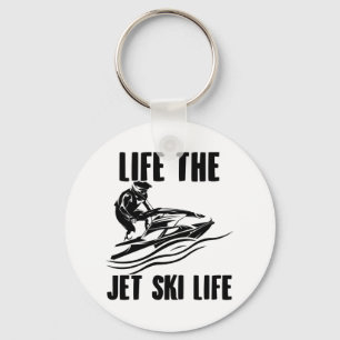 Jet Ski   Jet Ski Driving Summer Jet Boat Gifts Keychain